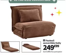 Fauteuil Convertible Dolly offre à 249,99€ sur Conforama