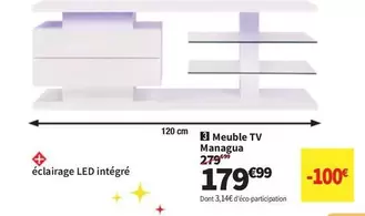 Meuble Tv Manegua offre à 179,99€ sur Conforama