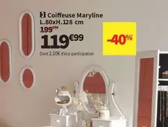 Coiffeuse Maryline offre à 119,99€ sur Conforama