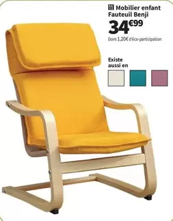 Benefit - Mobilier Enfant Fauteuil offre à 34,99€ sur Conforama