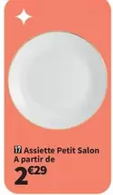 Assiette Petit Salon A Partir De