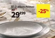 12 Pièces Palmes