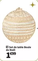 Set De Table Boule De Noël