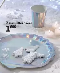 Assiettes Sirène