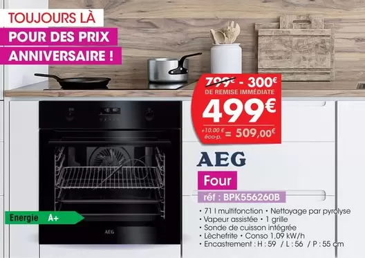 AEG - Four Bpk5626oab offre à 499€ sur PRO&Cie