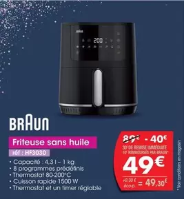 Braun - Friteuse Sans Huile