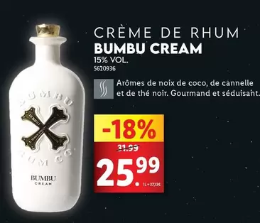 Bumbu - Crème De Rhum Cream