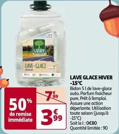 Lave Glace Hiver