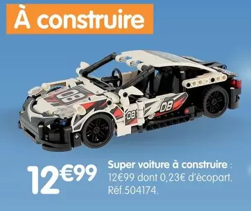 Super Voiture À Construire offre à 12,99€ sur B&M