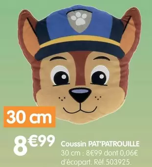 Coussin Pat'Patrouille offre à 8,99€ sur B&M