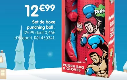 Set De Boxe Punching Ball offre à 12,99€ sur B&M