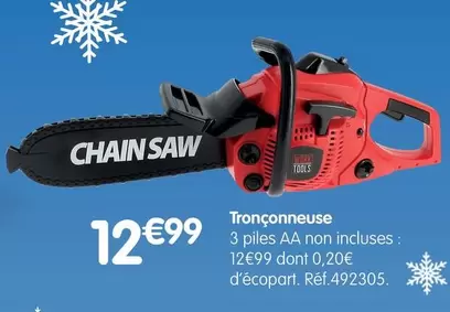 Tronçonneuse offre à 12,99€ sur B&M