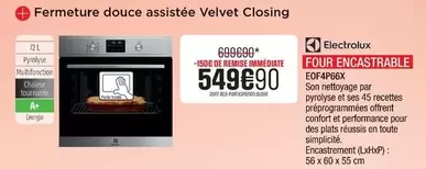 Electrolux - Eqf4p60x offre à 549,9€ sur Extra