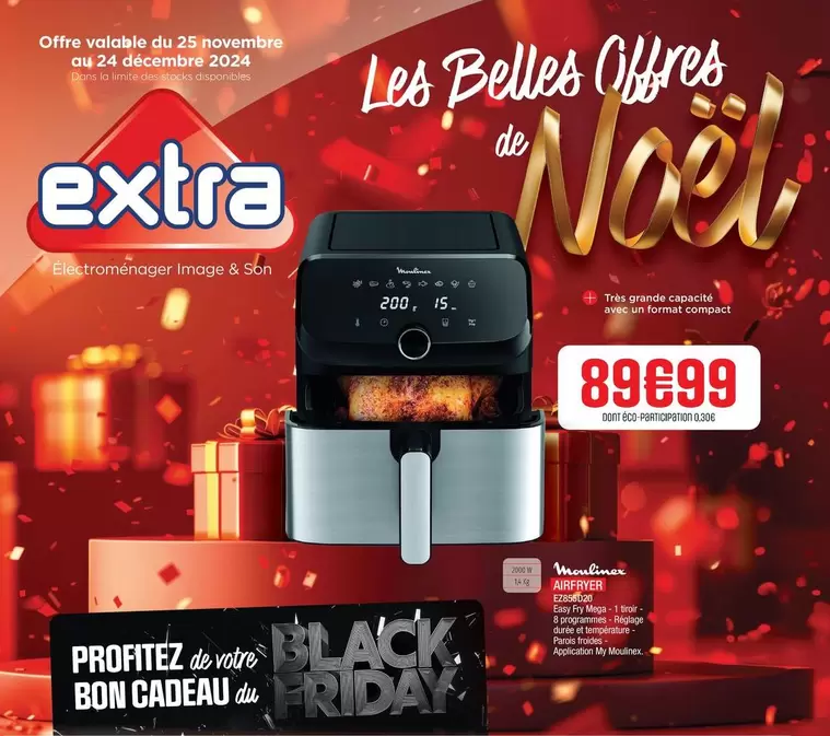 Moulinex - Elietroménager Image & Son offre à 89,99€ sur Extra