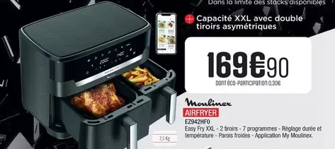 Moulinex - E242hrp offre à 169,9€ sur Extra