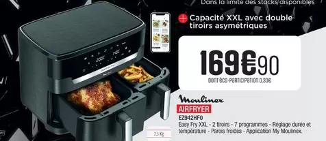 Moulinex - E242thf offre à 169,9€ sur Extra