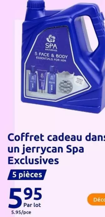 Coffret Cadeau Dans Un Jerrycan Spa Exclusives