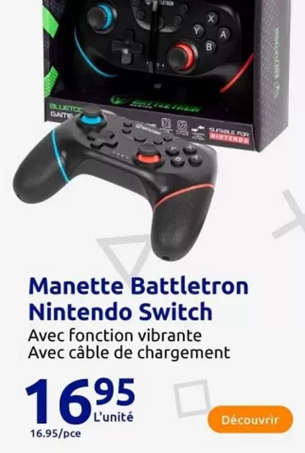 Nintendo -  Switch - Manette Battletron