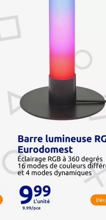 Barre Lumineuse Roa Eurodomest