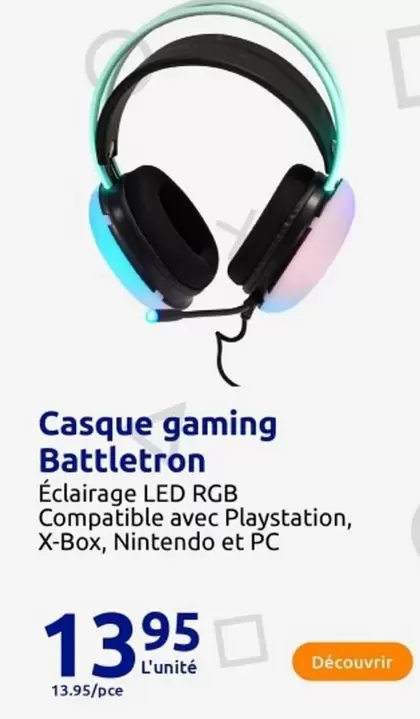 Nintendo - Casque Gaming Battletron