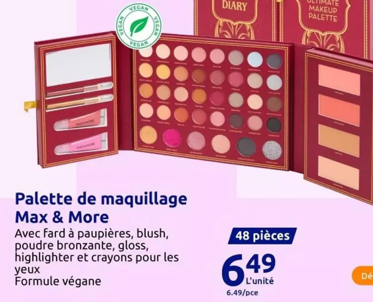 Véga - Palette De Maquillage Max & More