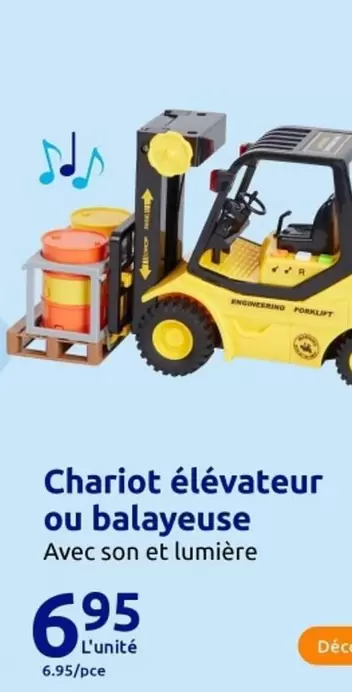 Chariot Elevateur Ou Balayeuse