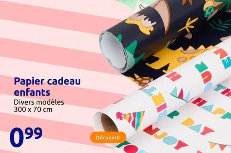 Papier cadeau enfants