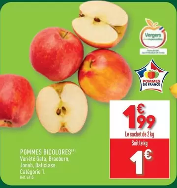 Pommes Bicolores offre à 1,99€ sur Aldi