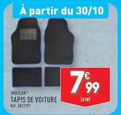 Imdicar - Tapis De Voiture offre à 7,99€ sur Aldi