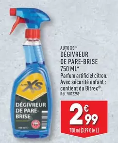 xs - Dégivreur De Pare-brise 750 Ml