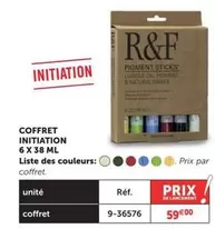 Coffret Initiation 6 X 38 Ml offre à 59€ sur Le Géant des Beaux-Arts