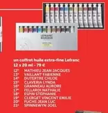 Lefranc Bourgeois - Un Coffret Huile Extra-Fine  offre à 79€ sur Le Géant des Beaux-Arts