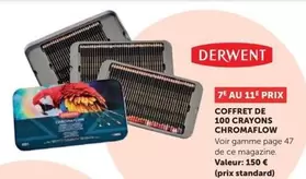 Derwent - Coffret De 100 Crayons offre à 150€ sur Le Géant des Beaux-Arts