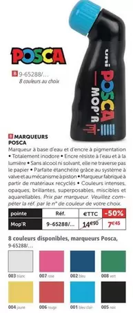 Posca - Marqueurs offre sur Le Géant des Beaux-Arts