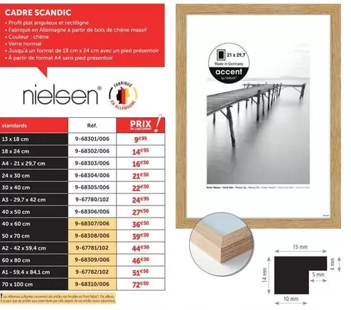 Nielsen - Cadre Scandic offre à 9,95€ sur Le Géant des Beaux-Arts