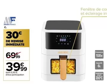 Medek - Centrale Vapeur offre à 39,99€ sur Carrefour City