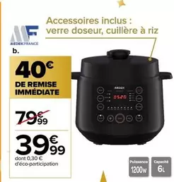 Medek - Remise Immédiate offre à 39,99€ sur Carrefour City