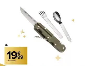 Le Couteau offre à 19,99€ sur Carrefour City