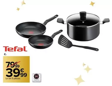 Tefal - Set 5 Pièces offre à 39,99€ sur Carrefour City