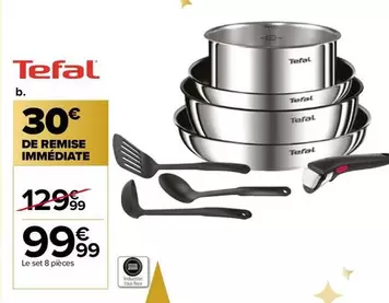 Tefal - Set 8 Pièces offre à 99,99€ sur Carrefour City