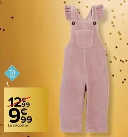 Tex - Salopette offre à 9,99€ sur Carrefour City