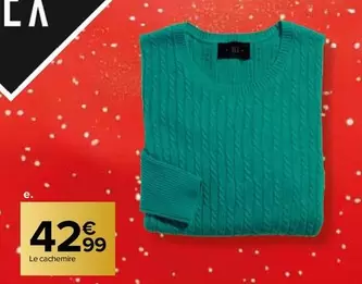 Cachemière offre à 42,99€ sur Carrefour City