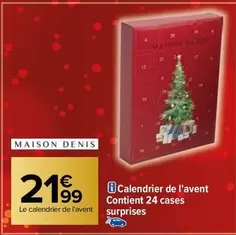 Calendrier de l'Avent : 24 Cases Surprises pour un Compte à Rebours Festif