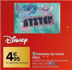 Disney - Calendrier De L'avent Stitch