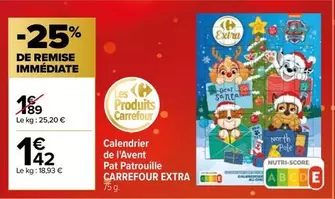 carrefour - calendrier de l'avent