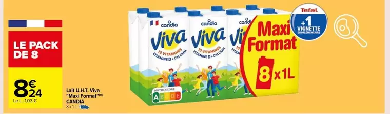 Carrefour - Lait U.H.T. Viva