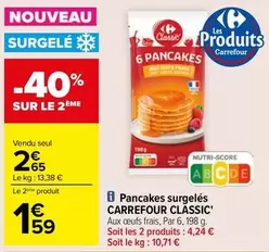 Carrefour - Classic Pancakes Surgelés