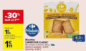 Carrefour - Biscottes