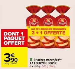 La fournée dorée - Brioches Tranchées