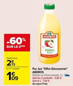 Andros - Pur Jus "Offre Découverte"